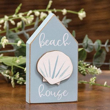 Beach House Sand Dollar Block Sitter - The Fox Decor